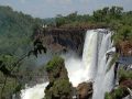 Widok wodospadu Iguazú